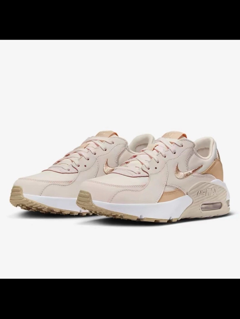 Nike Air Max Excee Light Blush Shimmer Sneakers Women’s Size 7.5 DX0113 600